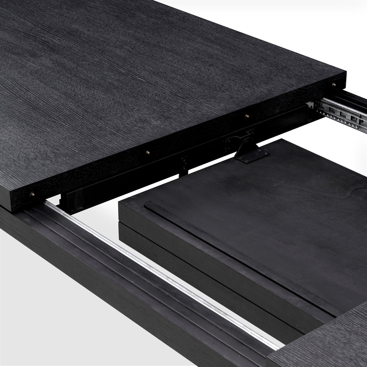 Atelier Small Extendable Dining Table | Charcoal Oak