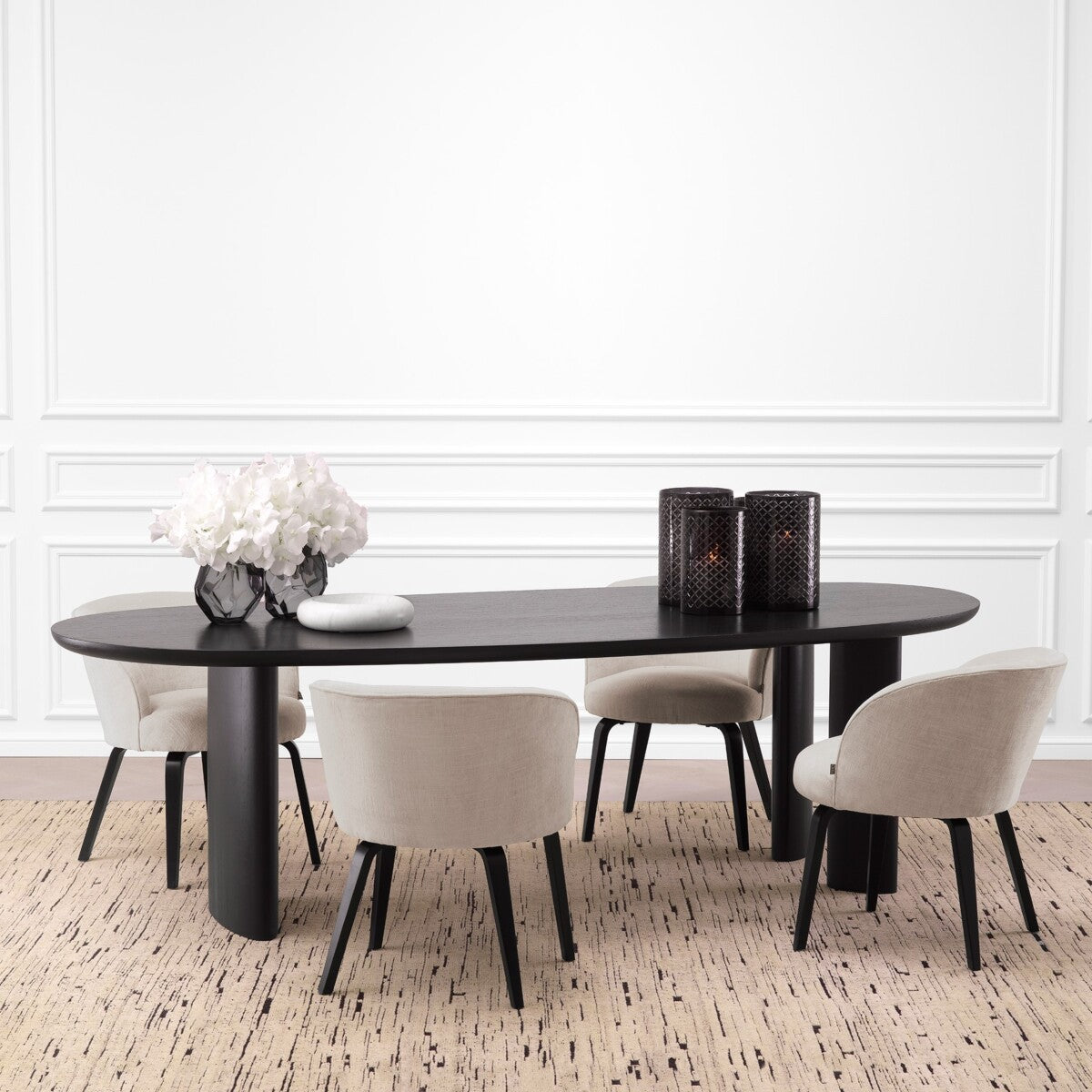 Lindner Dining Table | Black