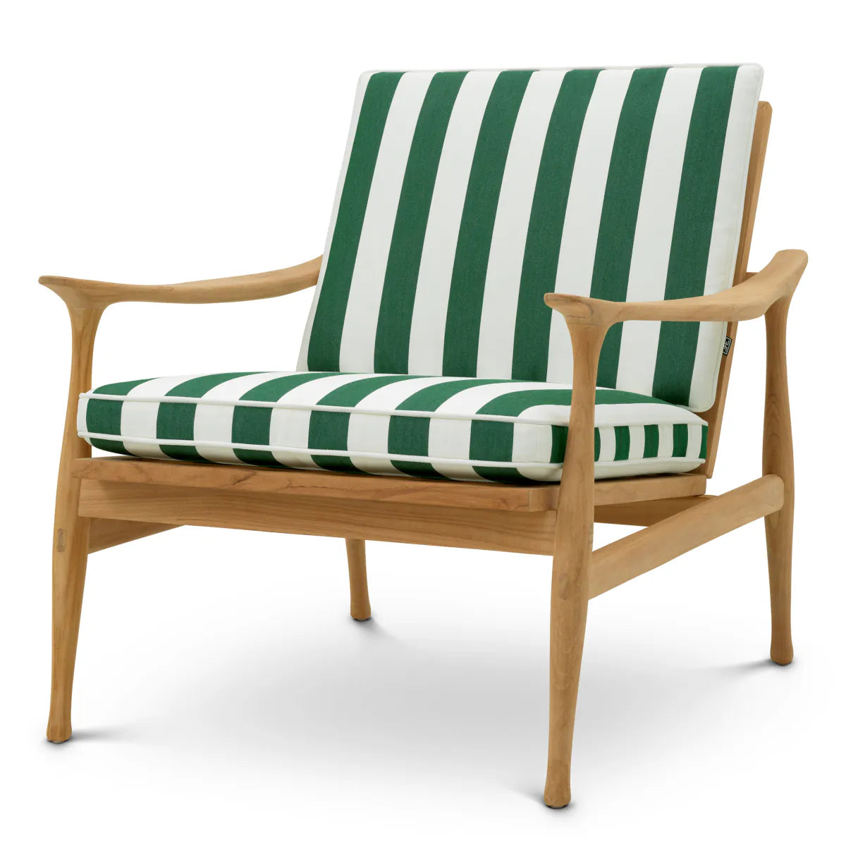 Manzo Outdoor Chair | Green Stripes