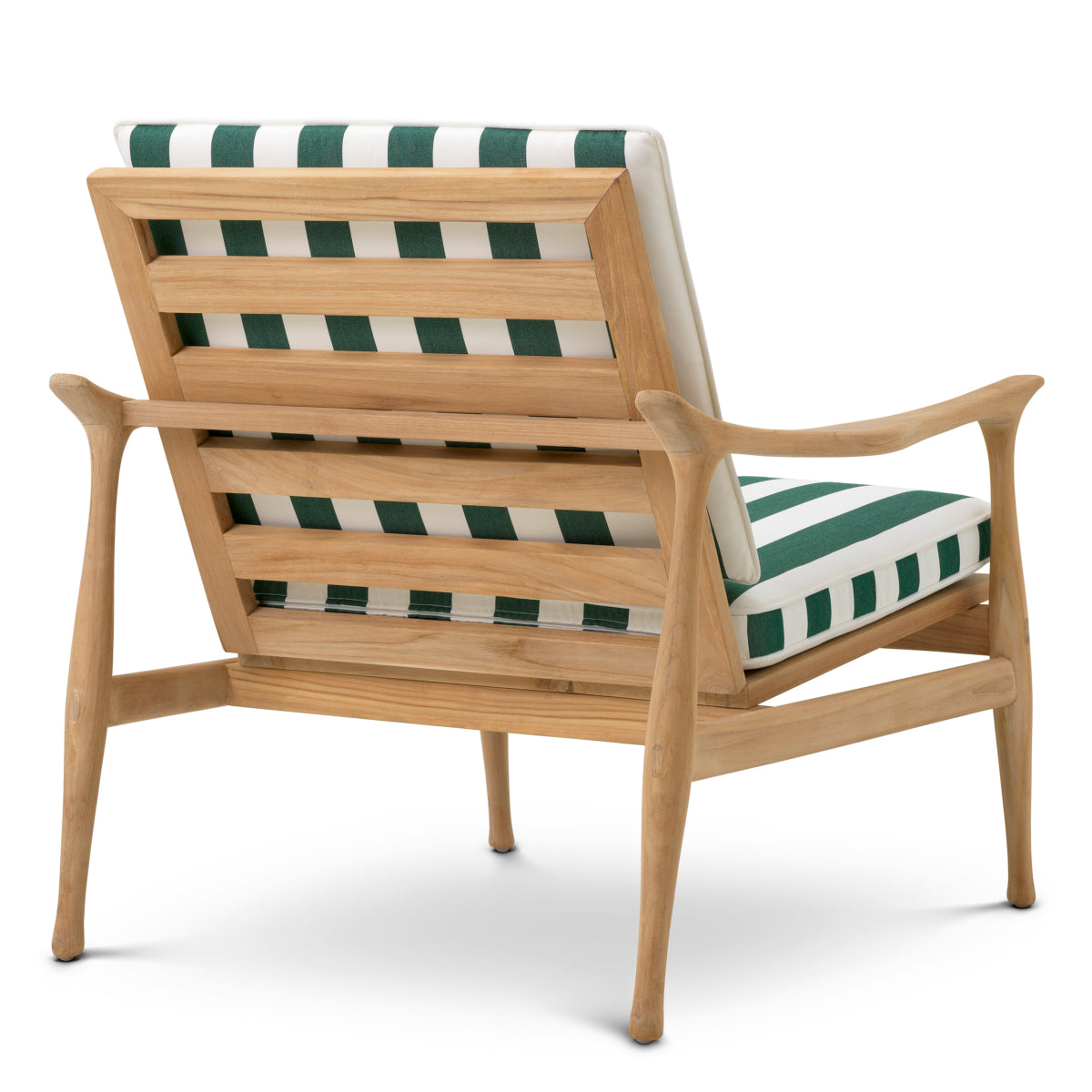 Manzo Outdoor Chair | Green Stripes