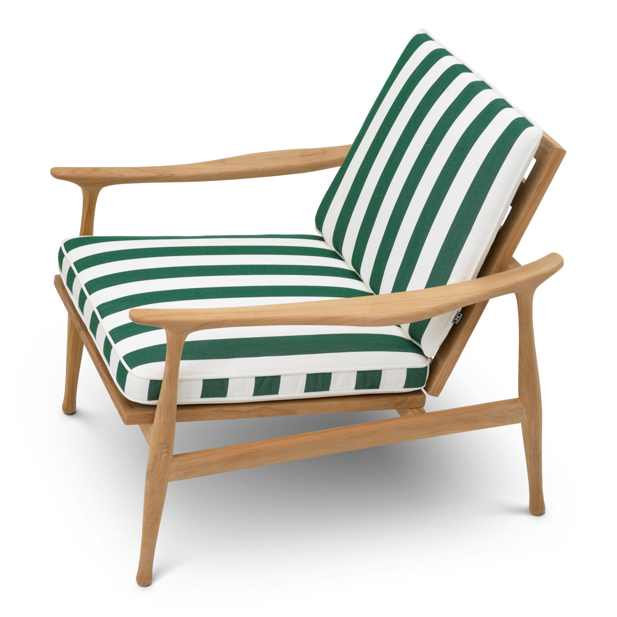 Manzo Outdoor Chair | Green Stripes