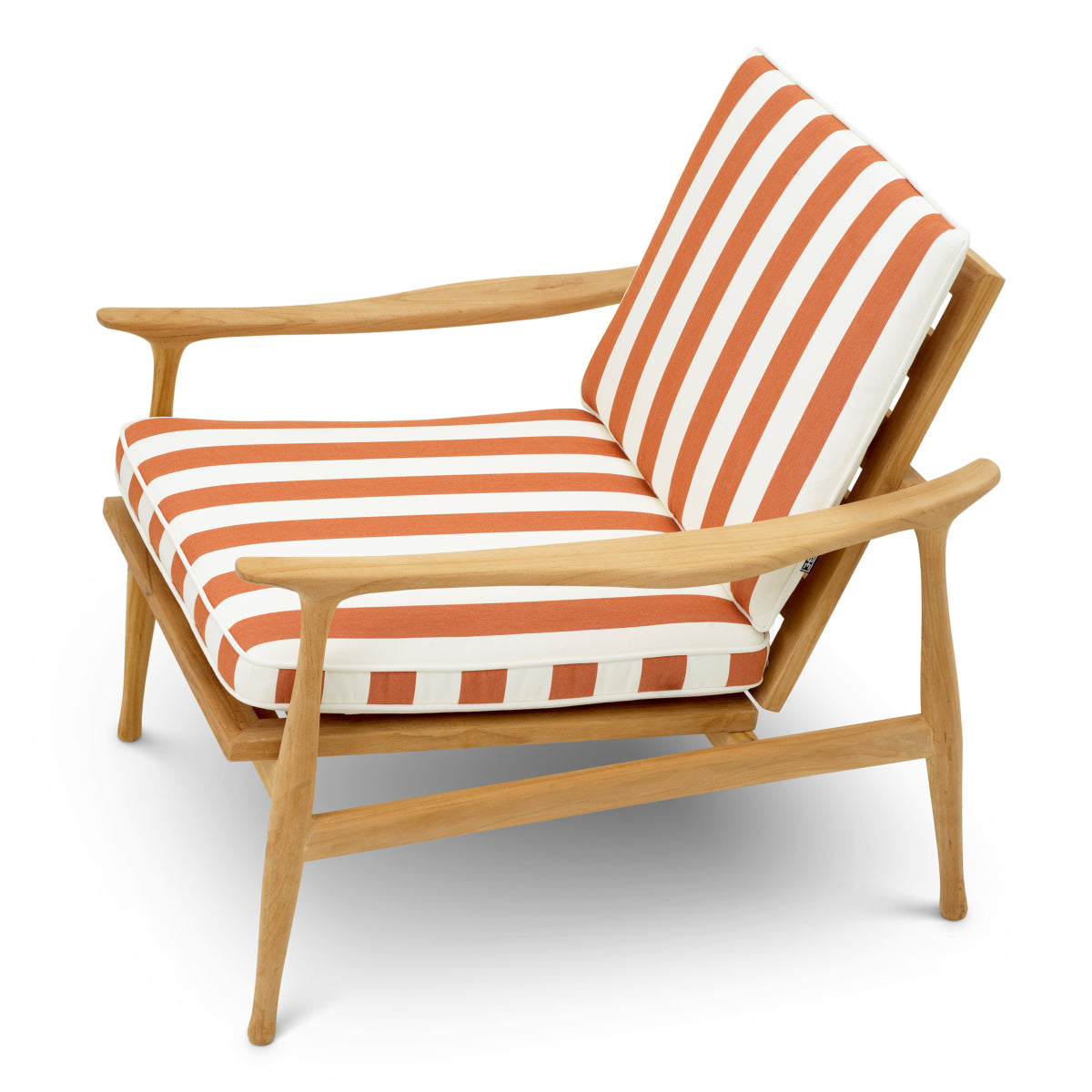 Manzo Outdoor Chair | Orange Stripes