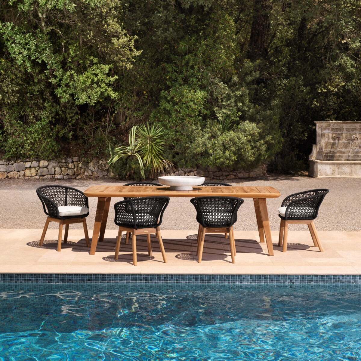 Trinity Outdoor Dining Chair | Black