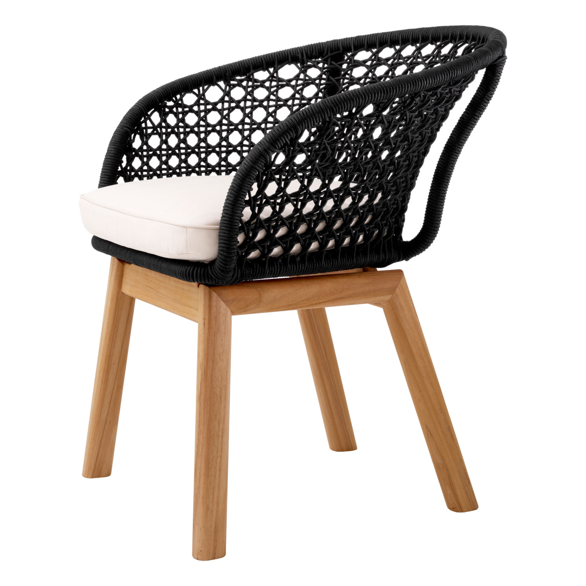 Trinity Outdoor Dining Chair | Black