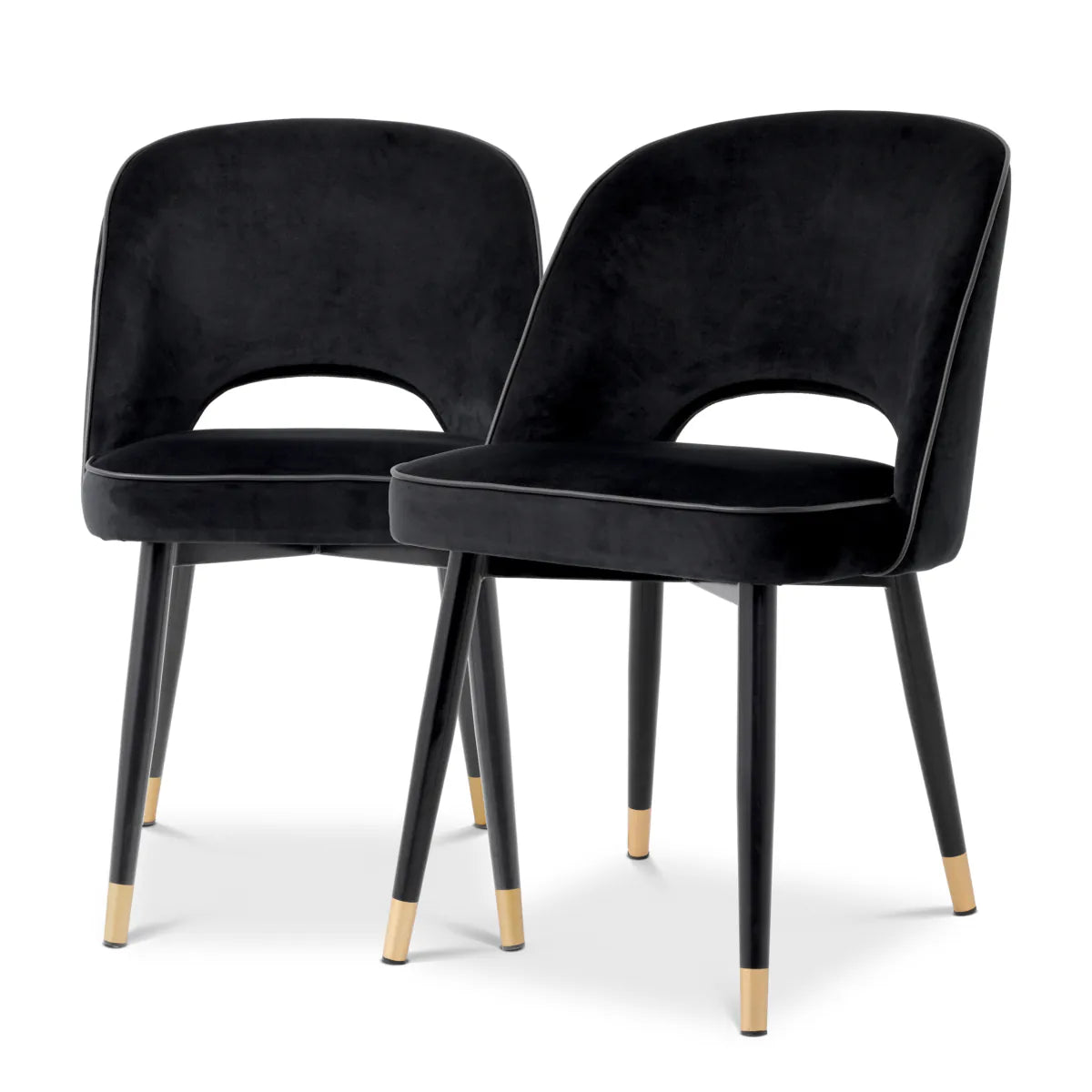 Cliff Dining Chair Pair | Roche Black