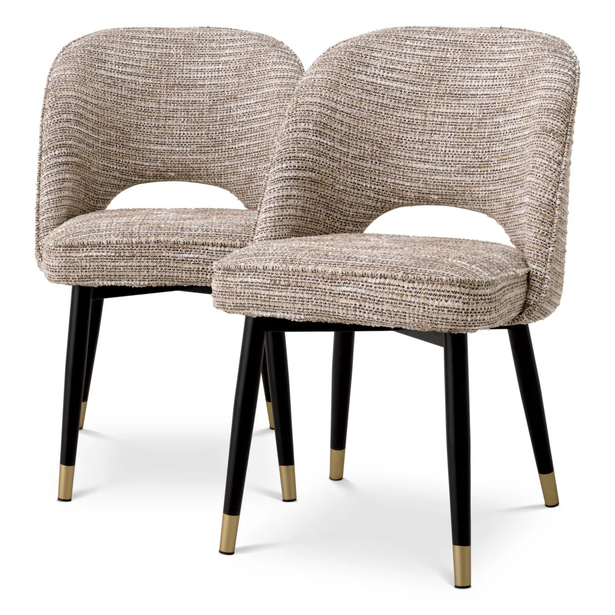 Cliff Dining Chair Pair | Beige