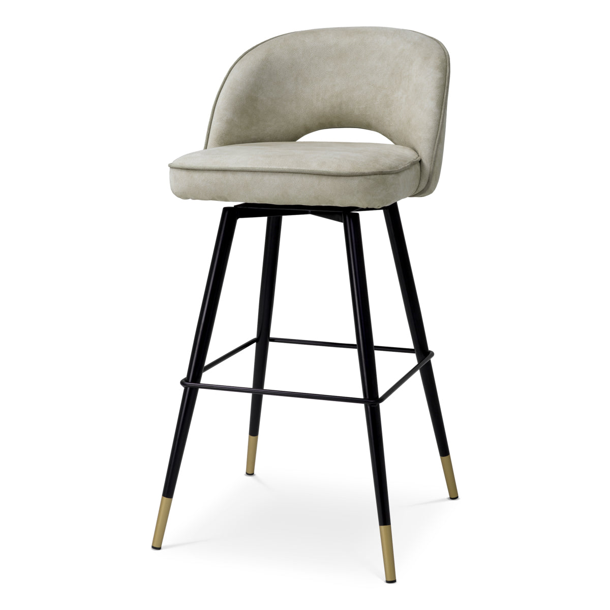 Cliff Bar Stool Pair | Performance Silver