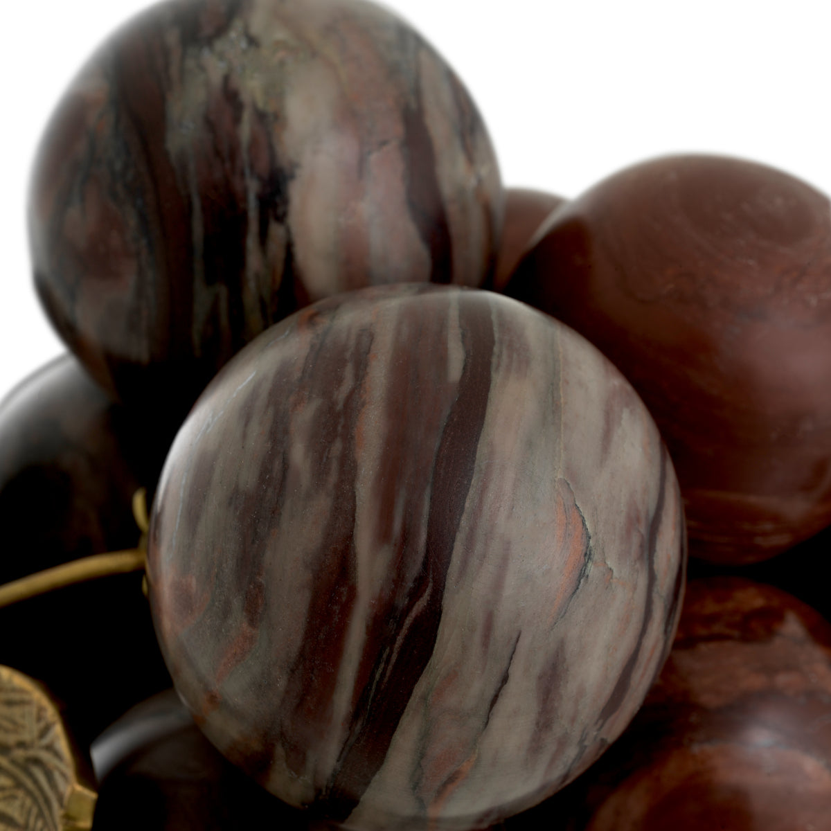 Marble Vintage Brass Grapes