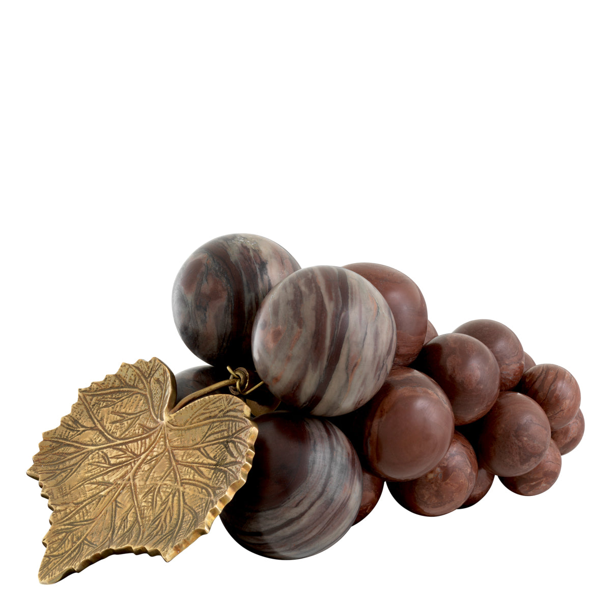 Marble Vintage Brass Grapes