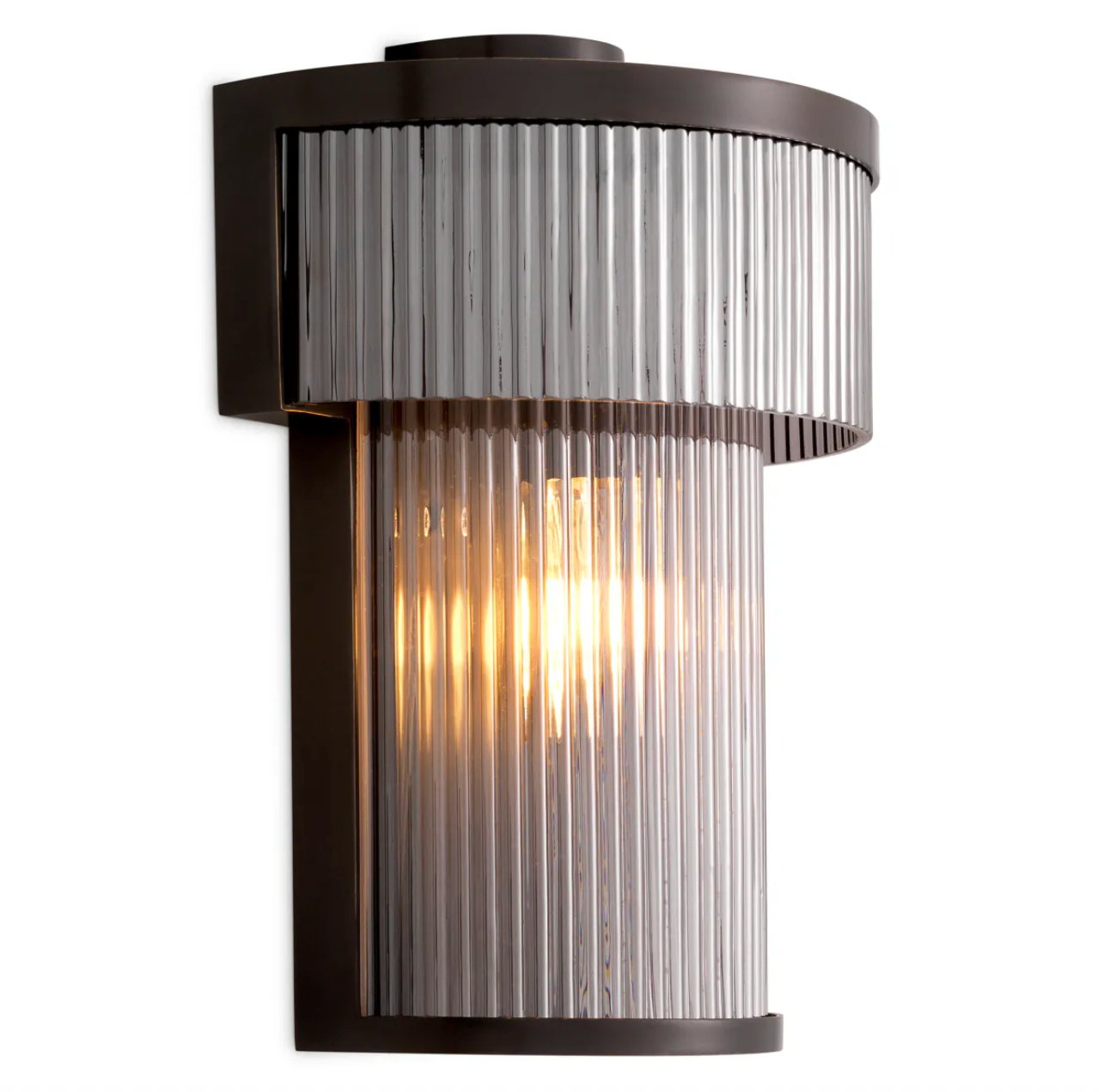 Andromeda Sconce | Bronze & Smoked Glass