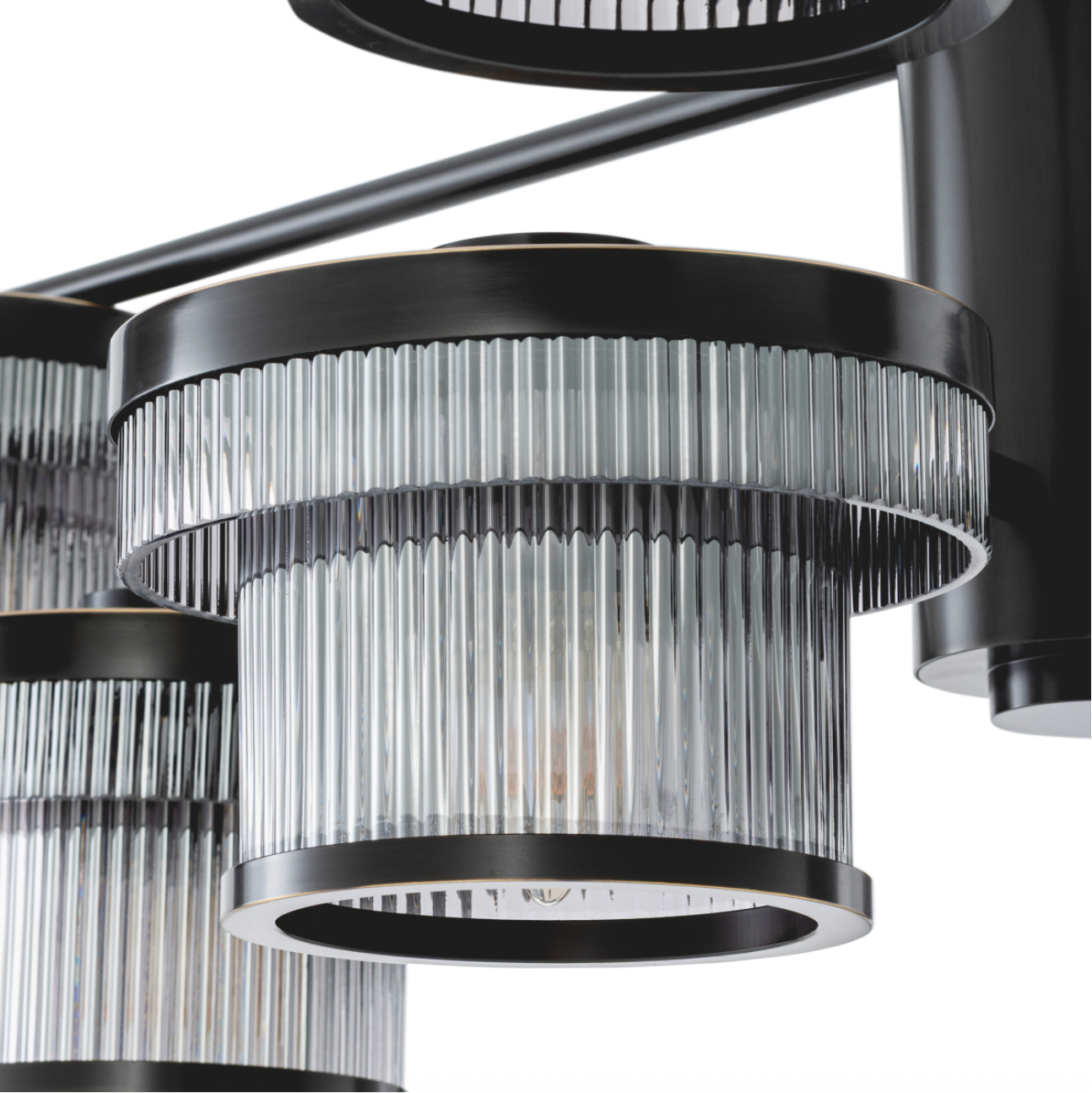 Andromeda Chandelier | Bronze & Smoked Glass