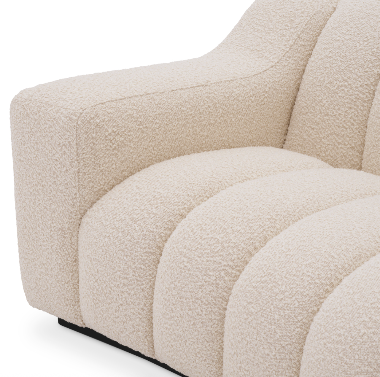 Kelly Extra Small Sofa | Ivory Bouclé