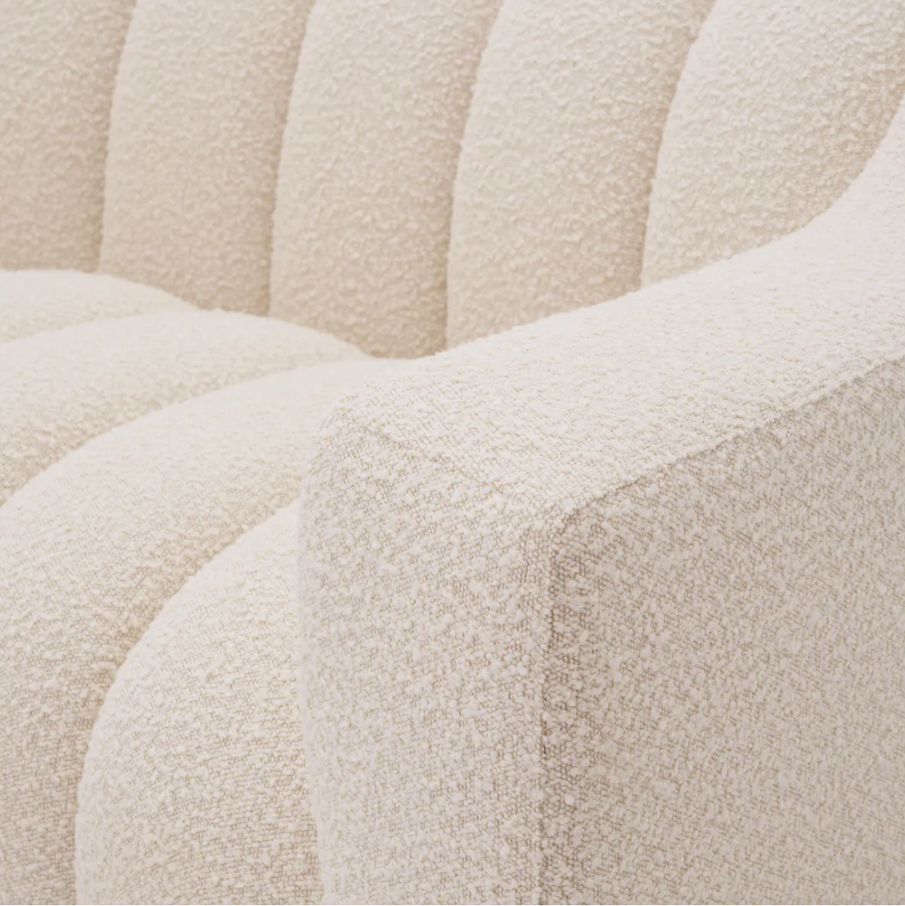 Kelly Extra Small Sofa | Ivory Bouclé