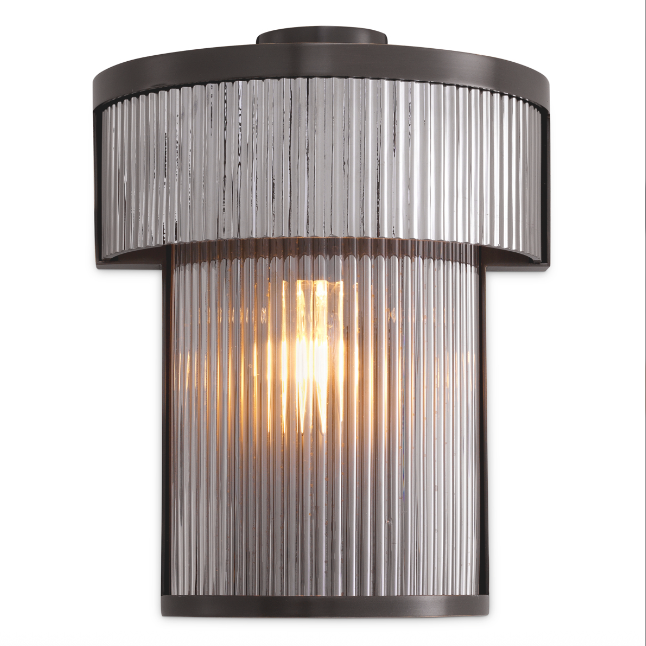 Andromeda Sconce | Bronze & Smoked Glass