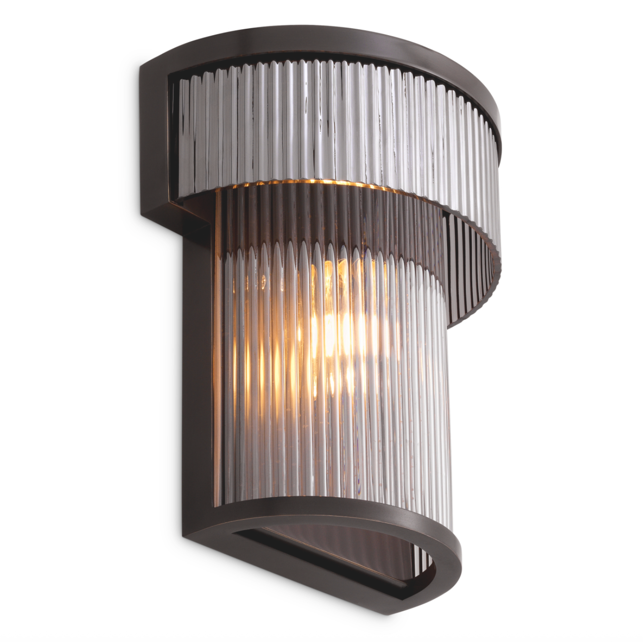 Andromeda Sconce | Bronze & Smoked Glass
