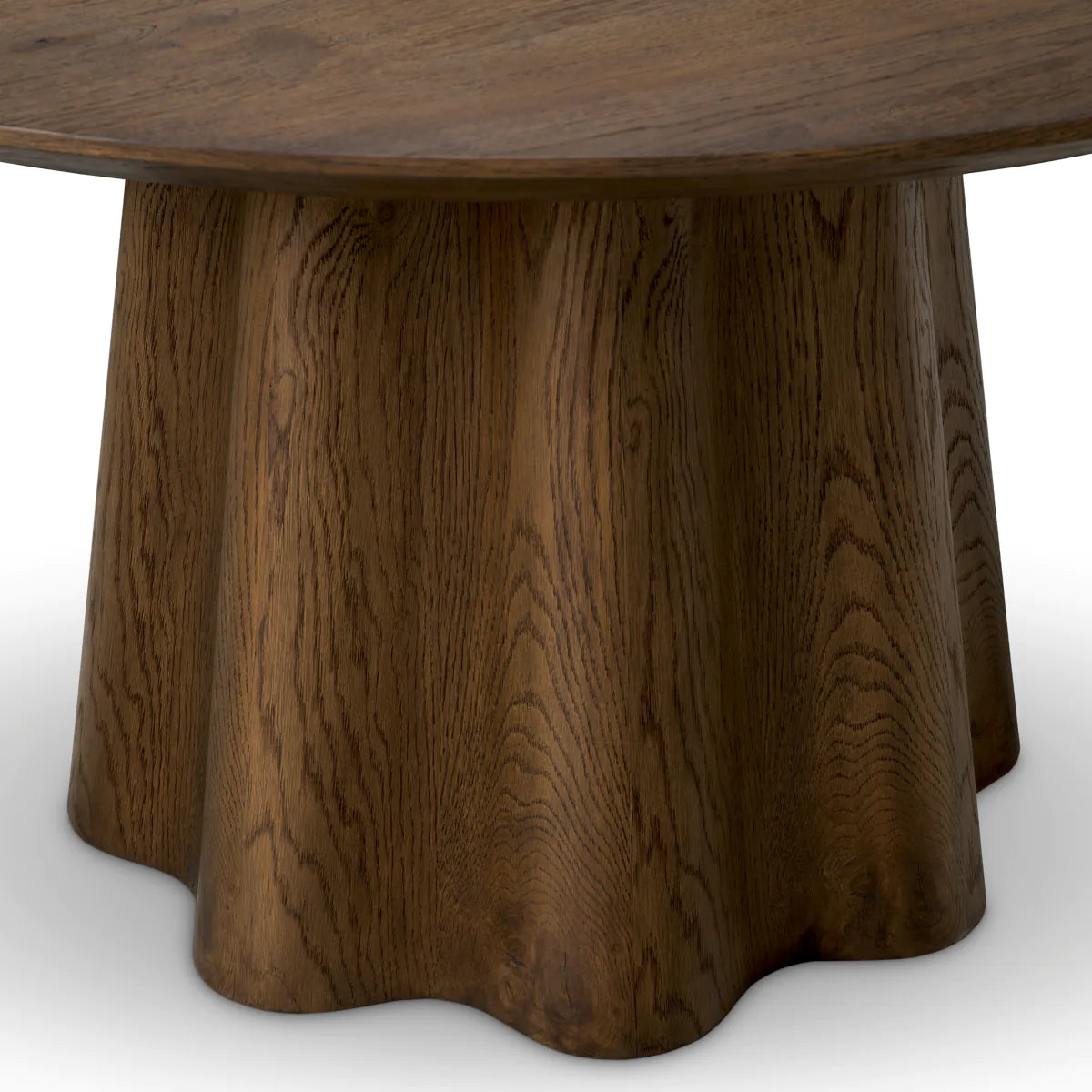Papyrus Brown Oak Dining Table