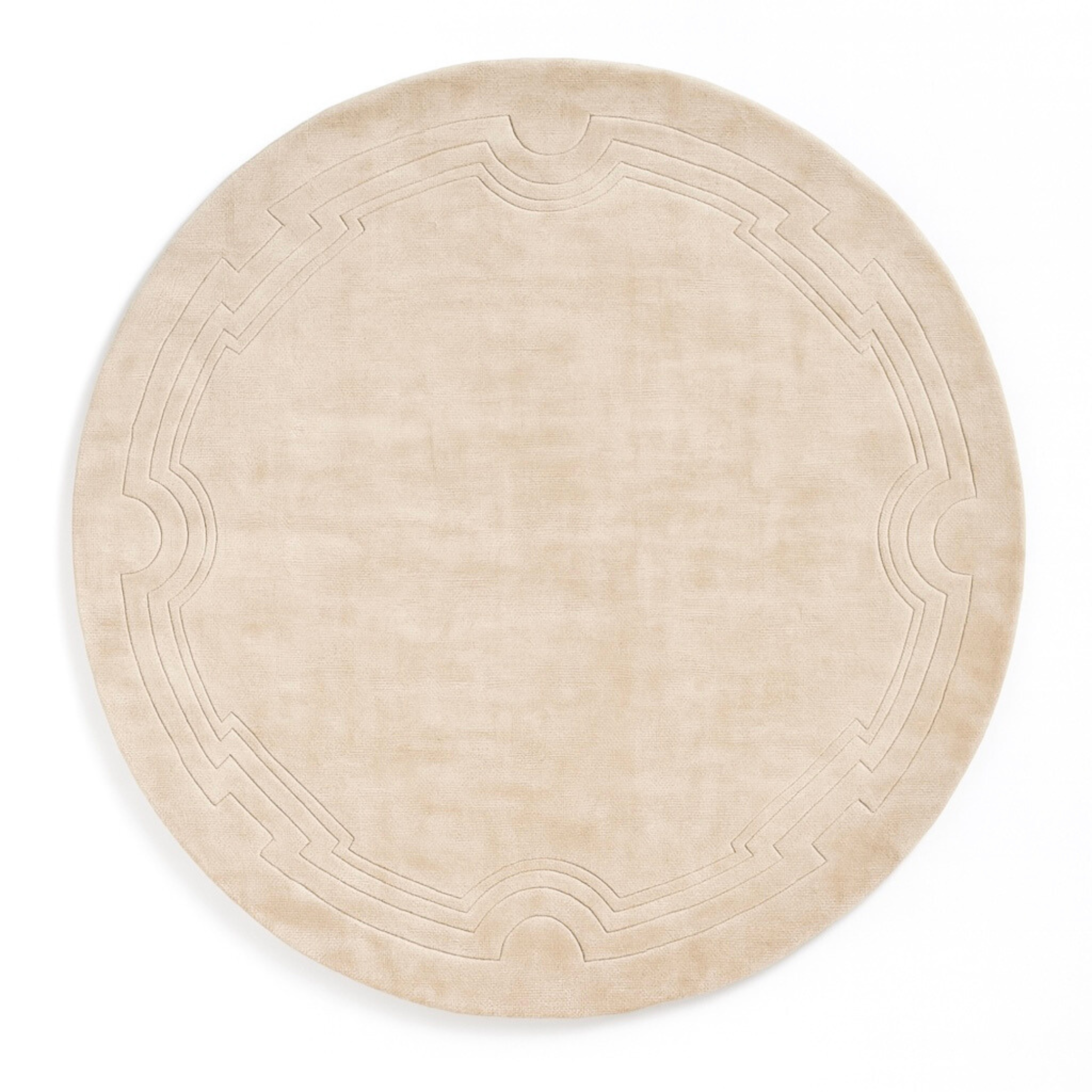 Palazzo Circular Rug | Ivory