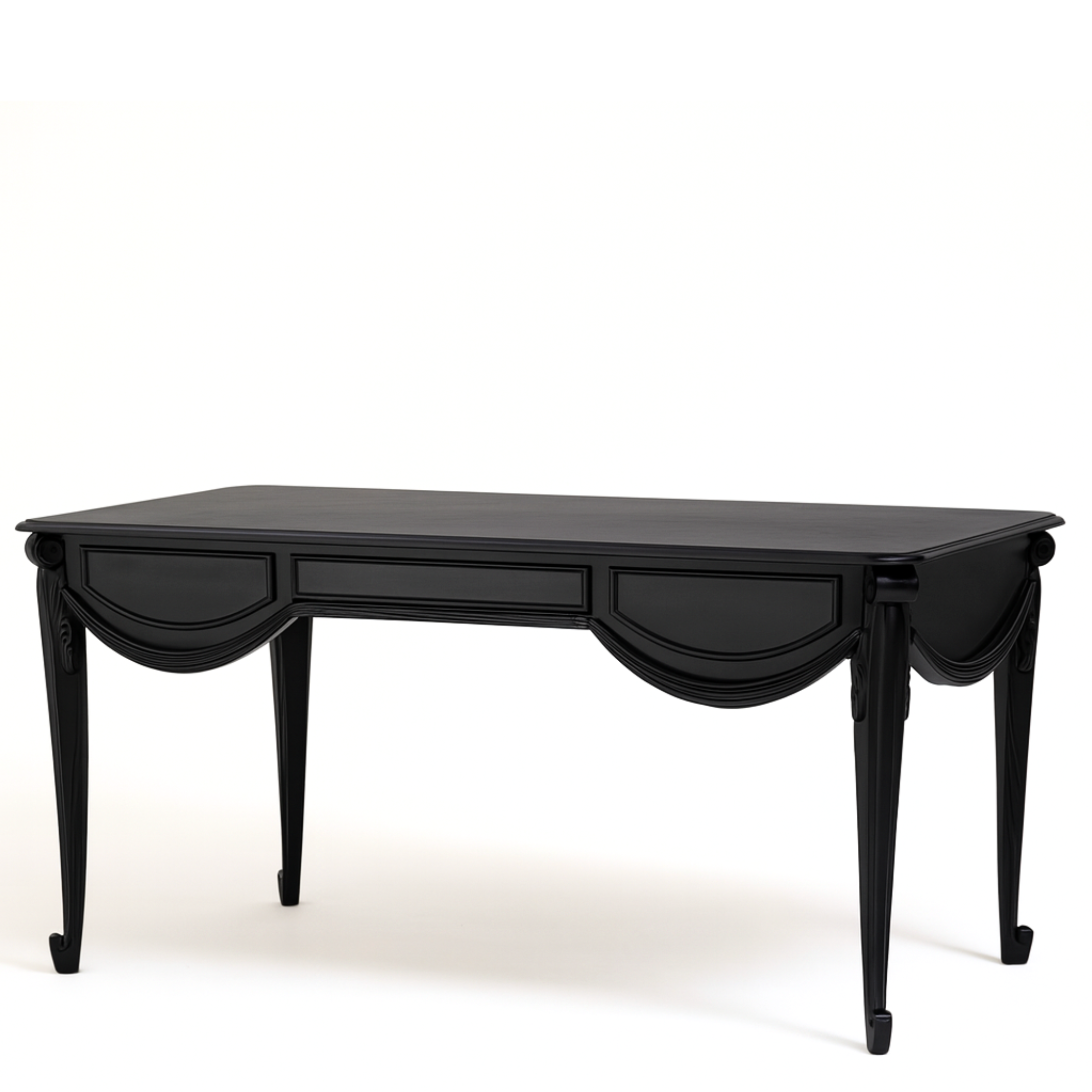 Zafiro Draped Black Desk